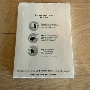 Electrolux Carbon-Activated Refrigerator Air Filter Part 242047804 New Sealed